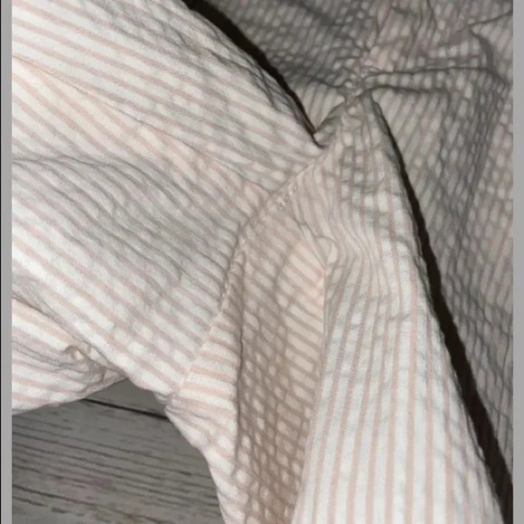 J Crew pinstriped women’s bermuda shorts style F1236 flat front size 6 - Picture 3 of 6